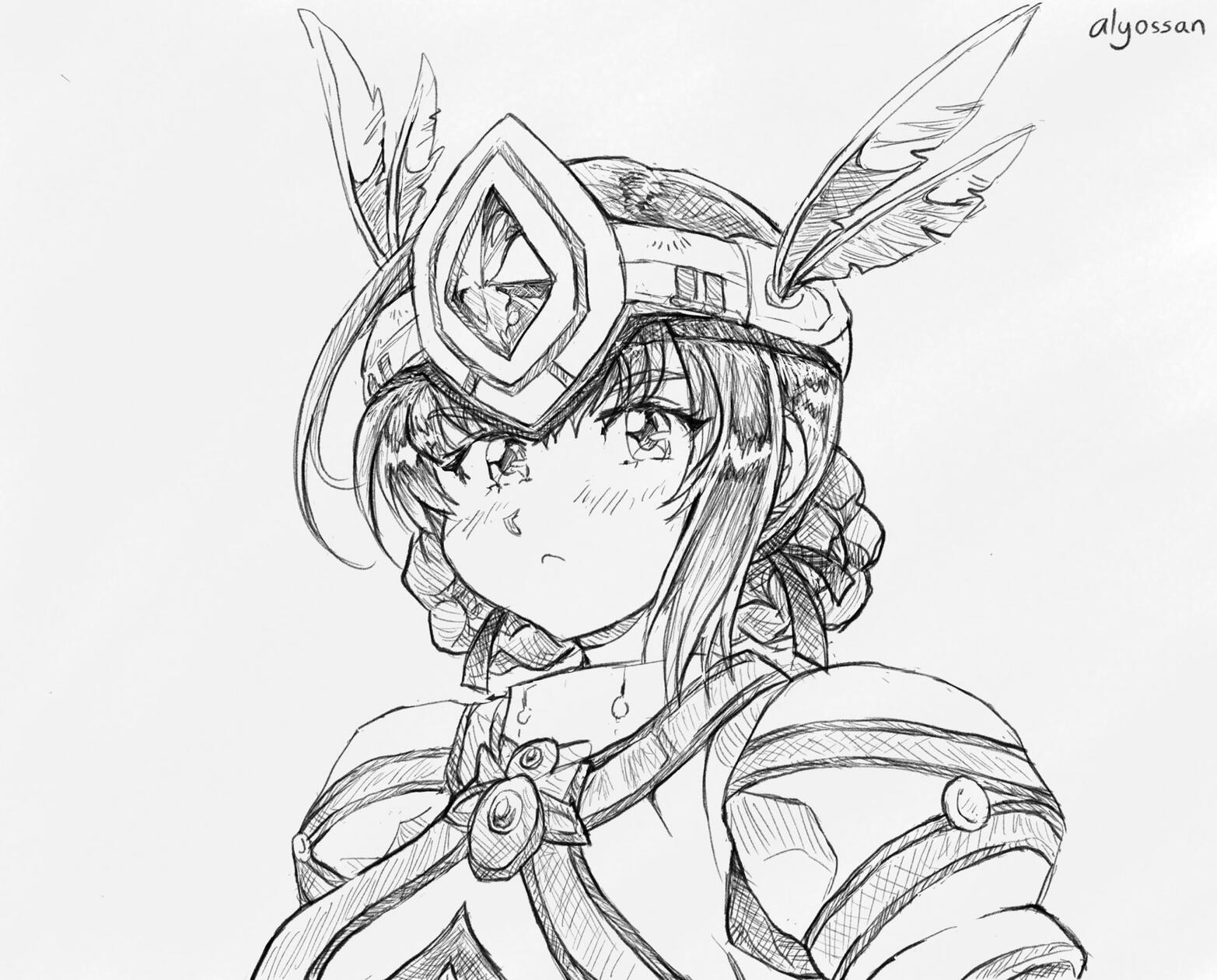 Duvalie Pencil Sketch - Pre-2025