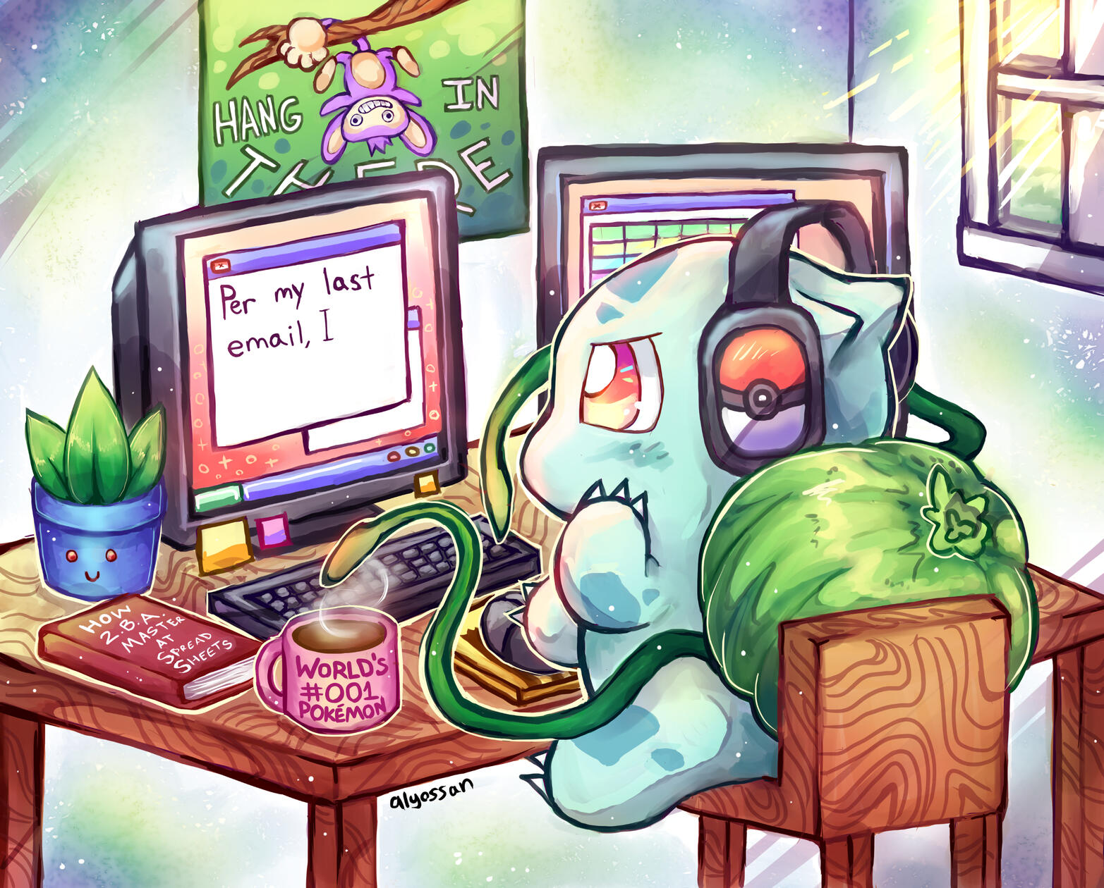Work from Home Bulbasaur - Pre-2025